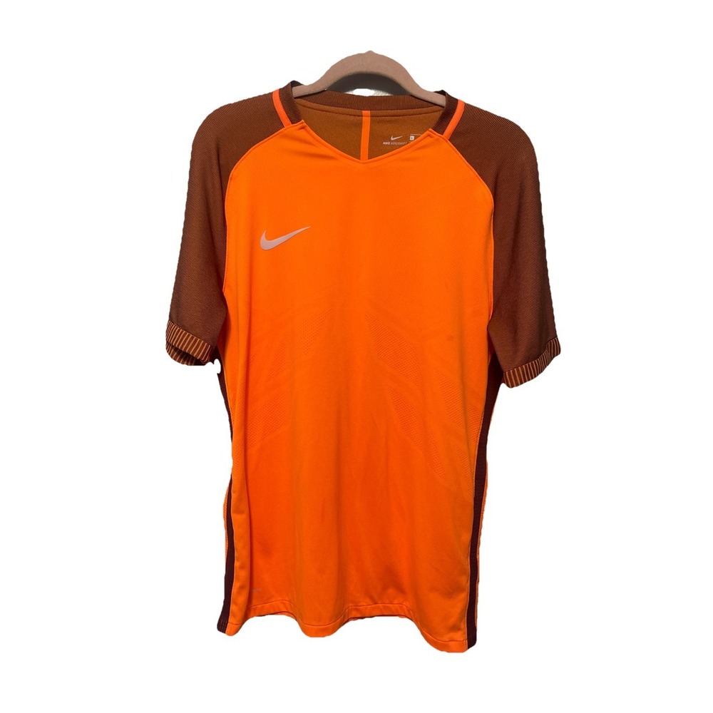 Nike Aeroswift Shirt Size Lg Men's Orange lightweight Performance Sporty